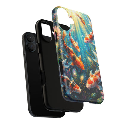 Koi Serenity™ Tough Magnetic Case for iPhone (MagSafe Compatible)