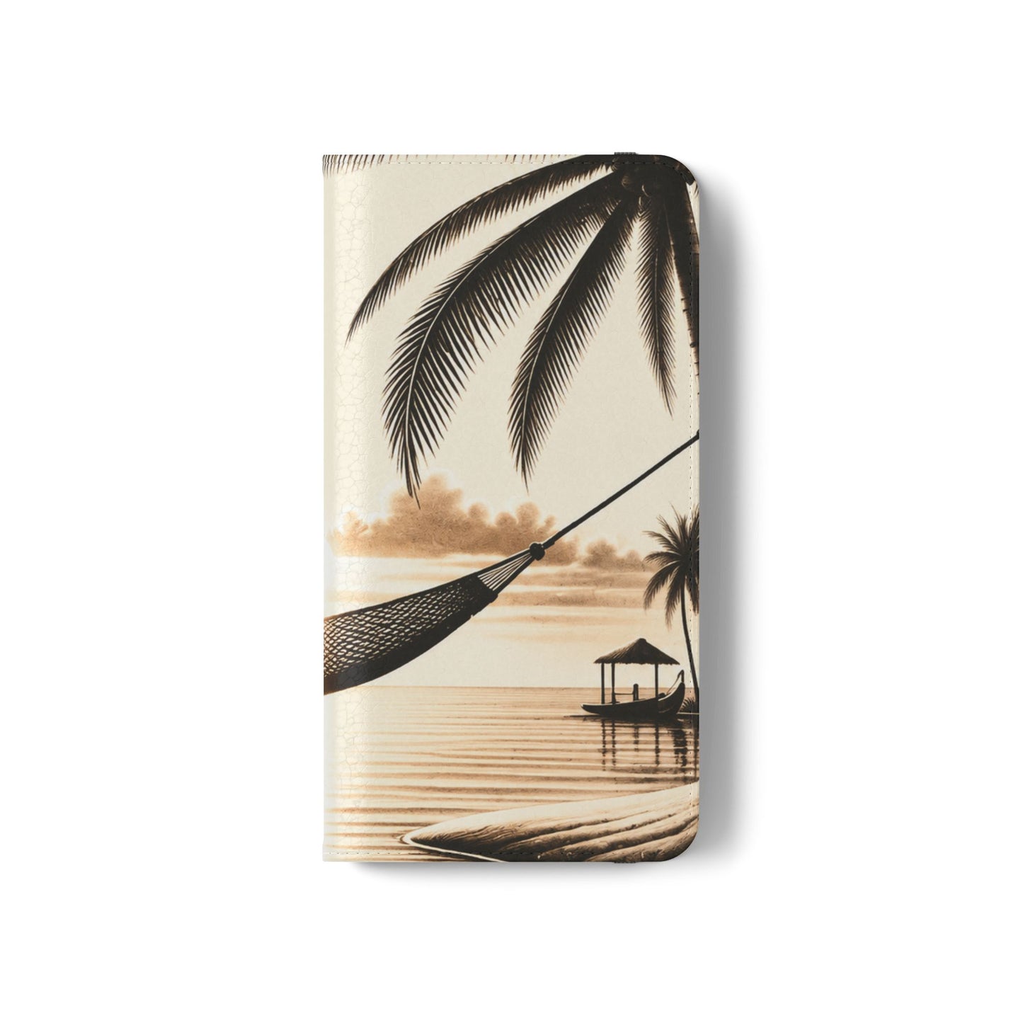 Island Serenity™ Faux Leather Flip Wallet Case for Samsung Galaxy