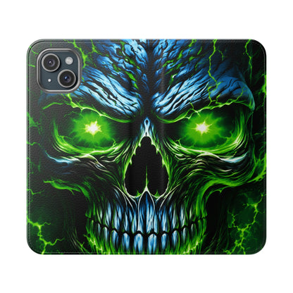 NecroVolt™ Flip Wallet Case for iPhone