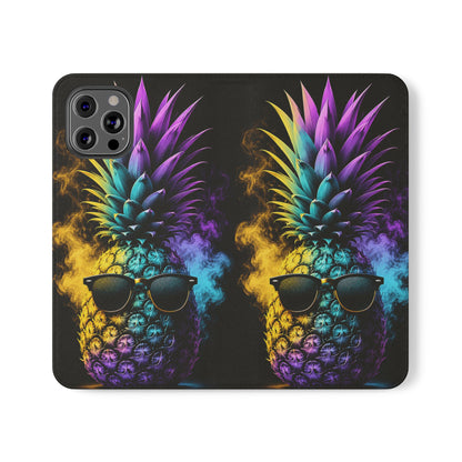Smokin' Pineapple™ Flip Wallet Case for iPhone