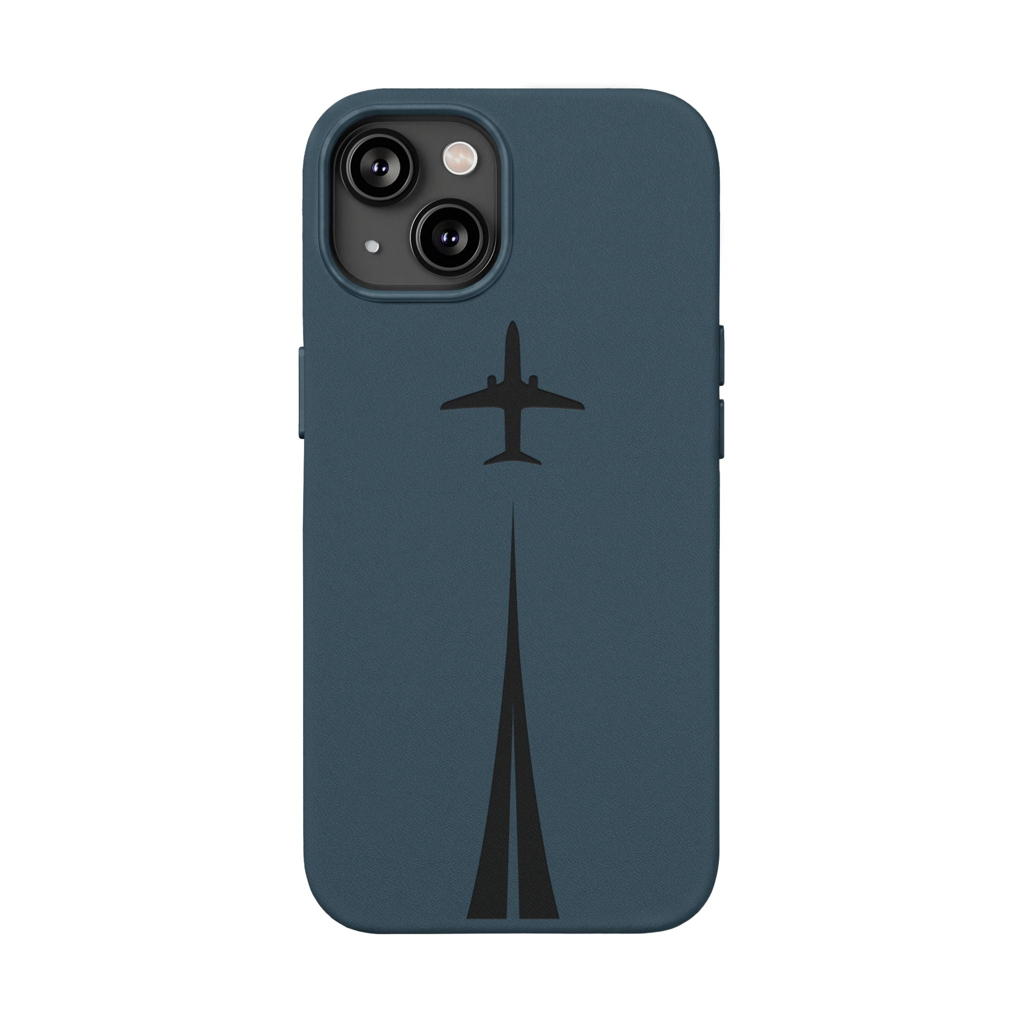 Take Off™ Engraved PU Leather Case for iPhone