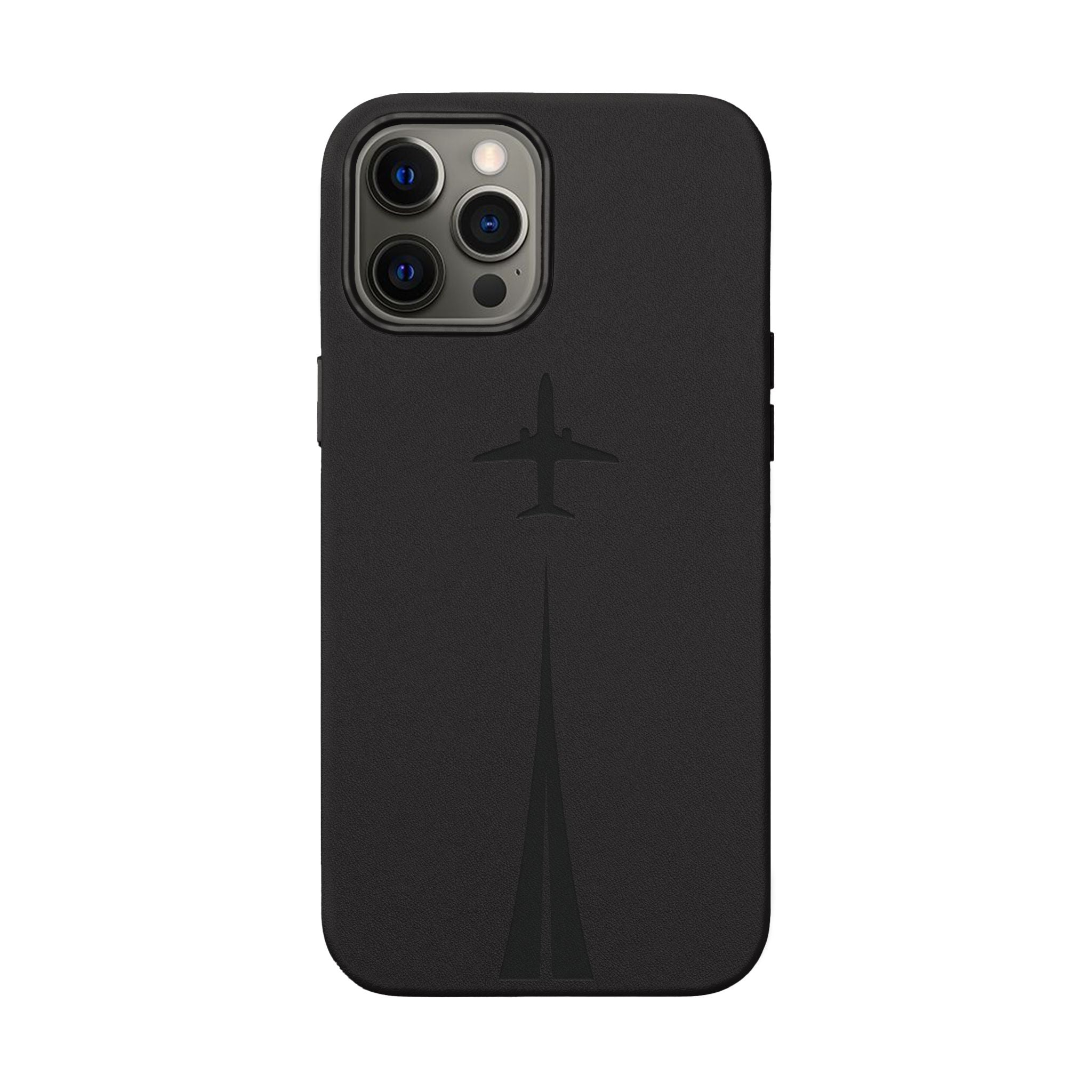 Take Off™ Engraved PU Leather Case for iPhone