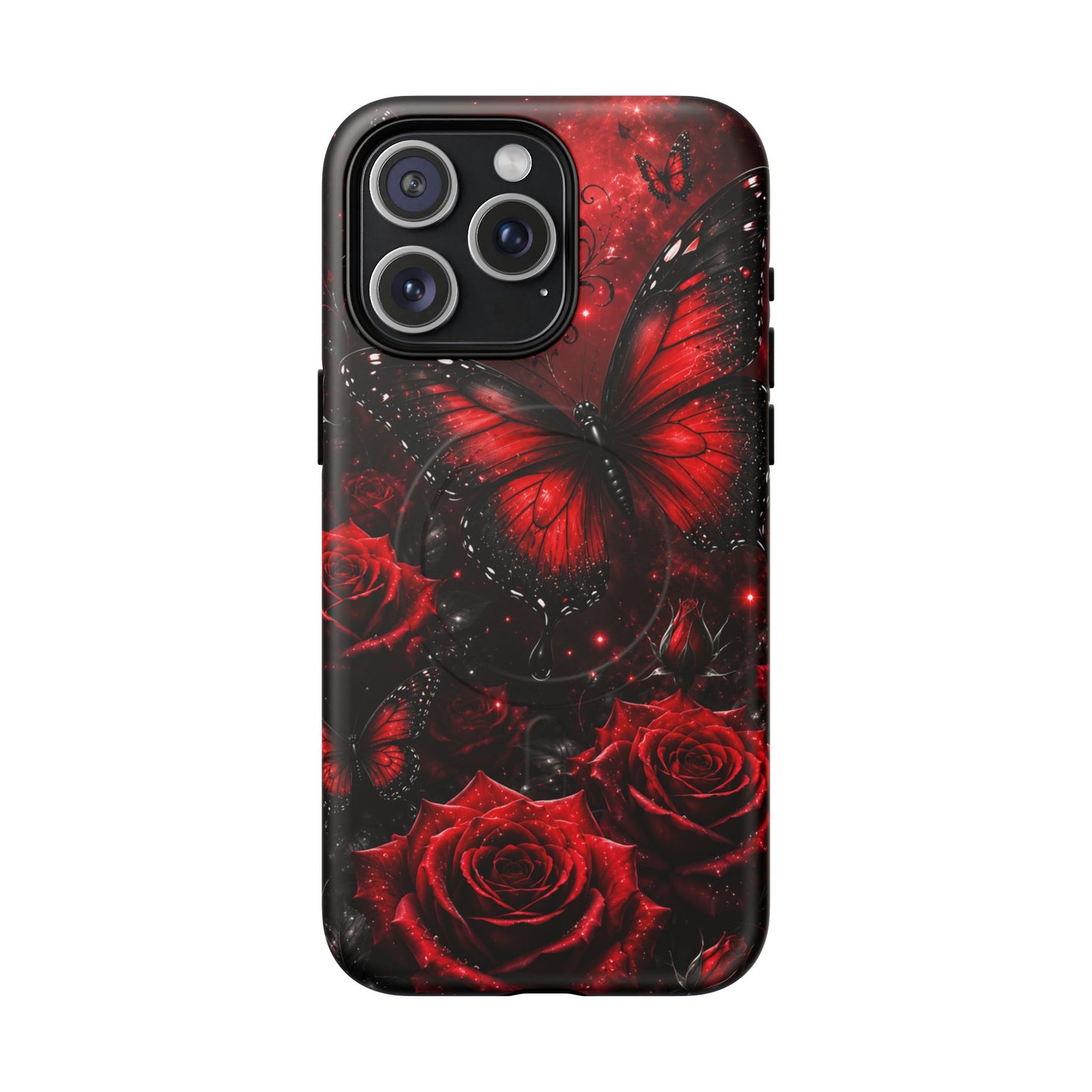 Étui robuste magnétique Crimson Metamorphosis™ pour la série iPhone 13-17