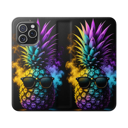 Smokin' Pineapple™ Flip Wallet Case for iPhone