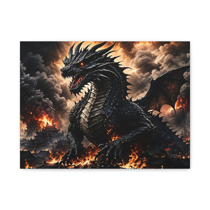 Ashen Dominion™ Matte Stretched Canvas Wall Art (1.25")