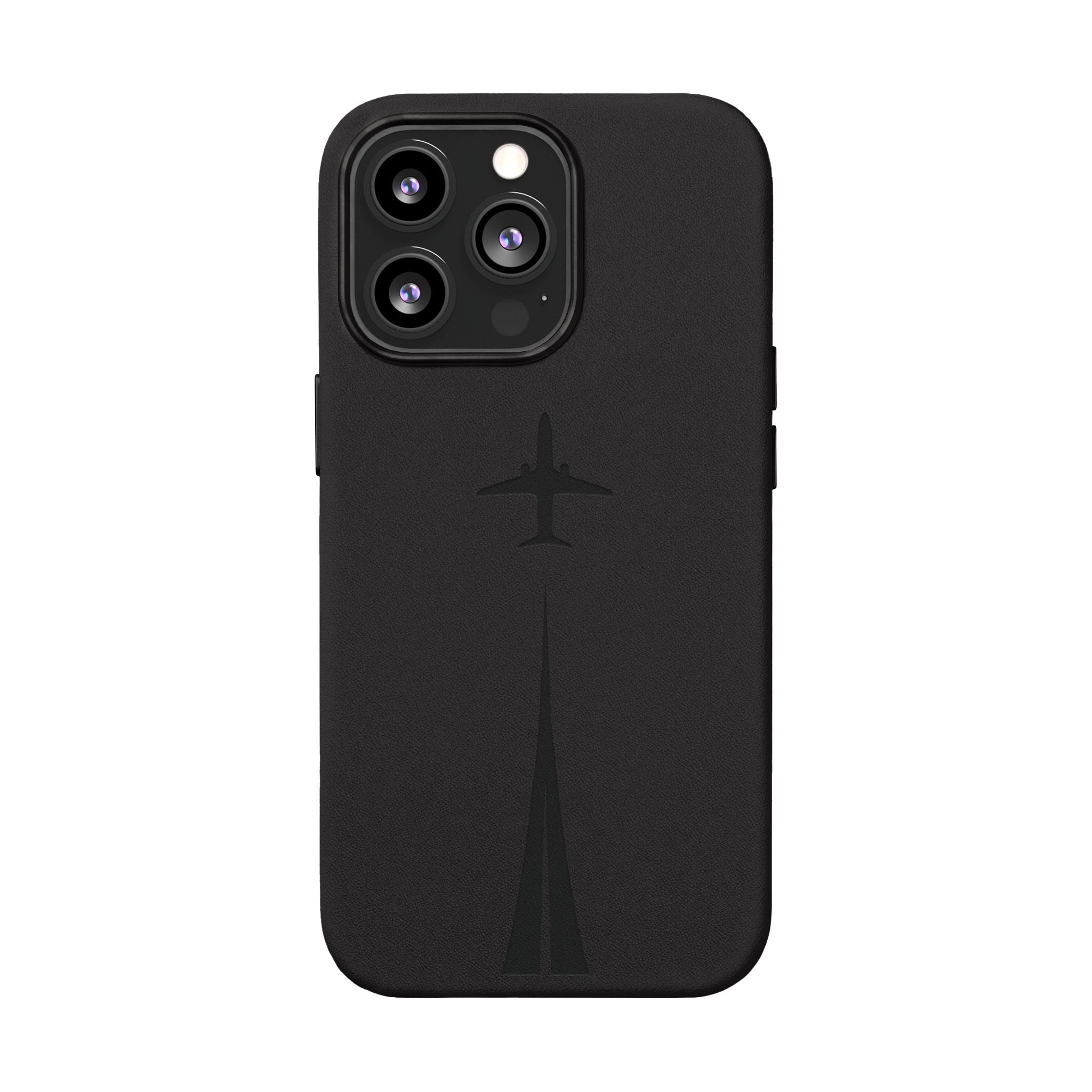 Take Off™ Engraved PU Leather Case for iPhone