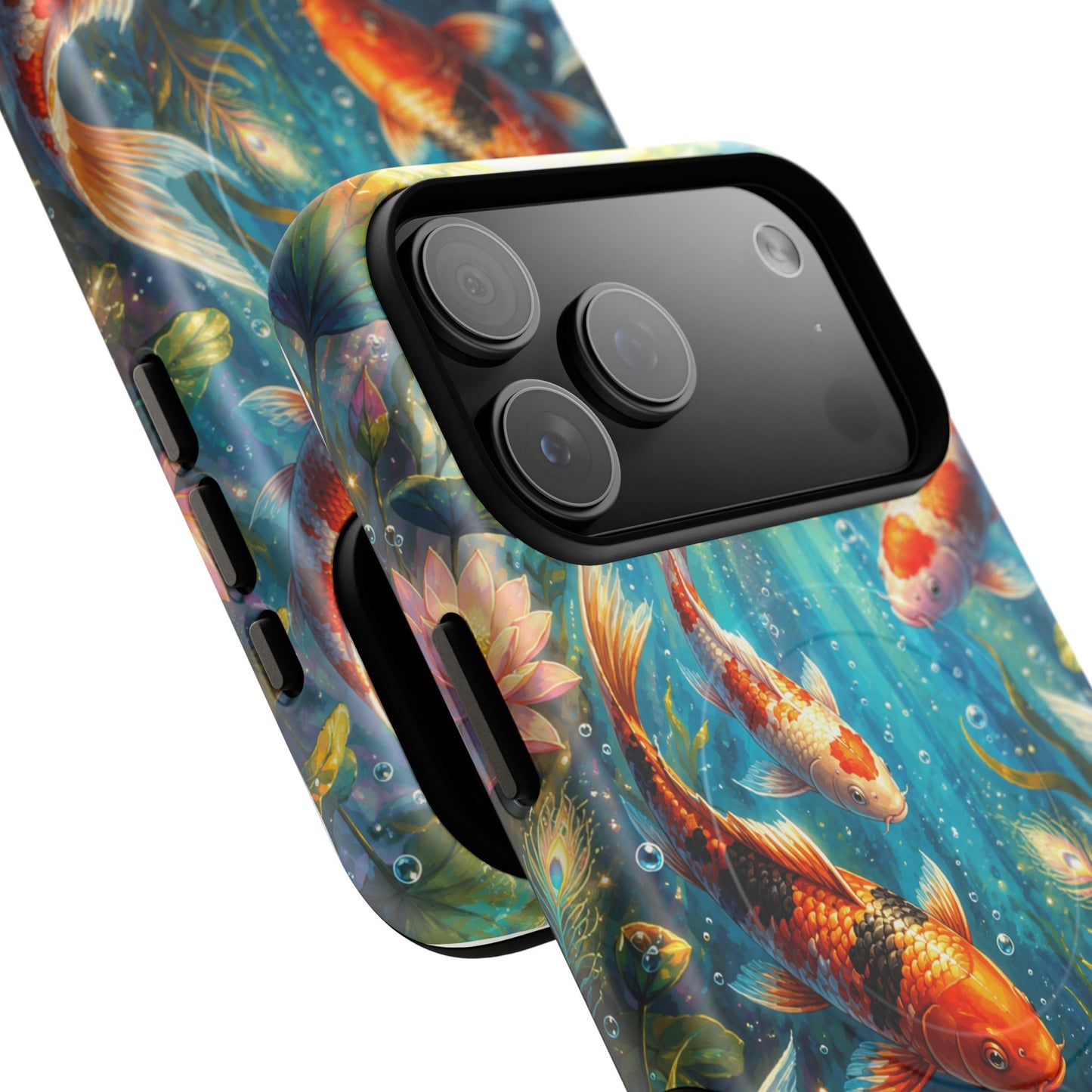 Koi Serenity™ Tough Magnetic Case for iPhone (MagSafe Compatible)