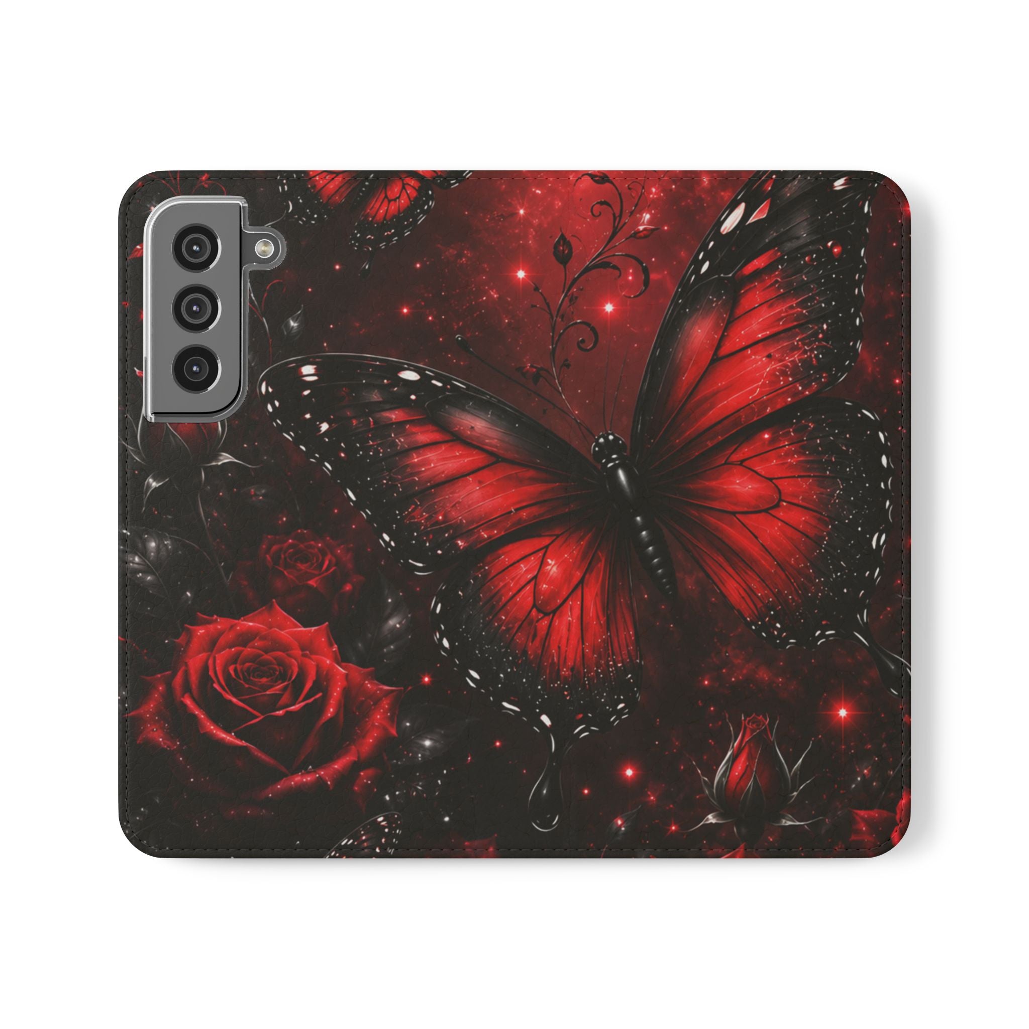 Crimson Metamorphosis™ Flip Wallet Case for Samsung Galaxy