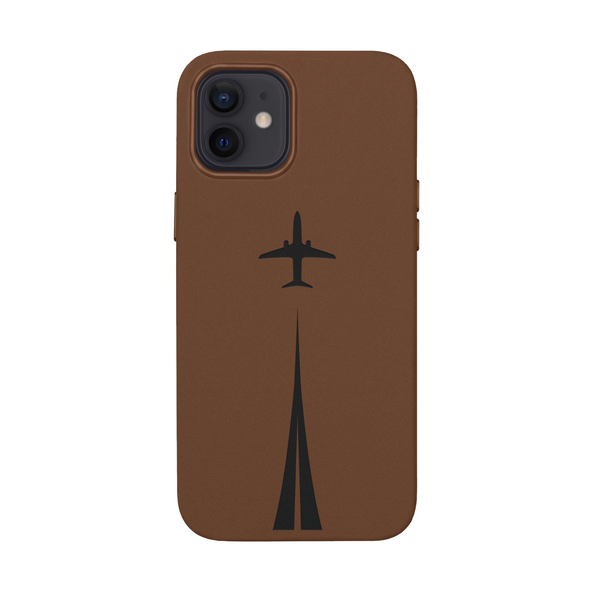 Take Off™ Engraved PU Leather Case for iPhone