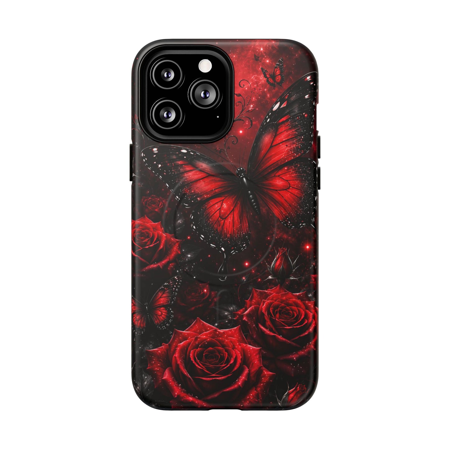 Étui robuste magnétique Crimson Metamorphosis™ pour la série iPhone 13-17