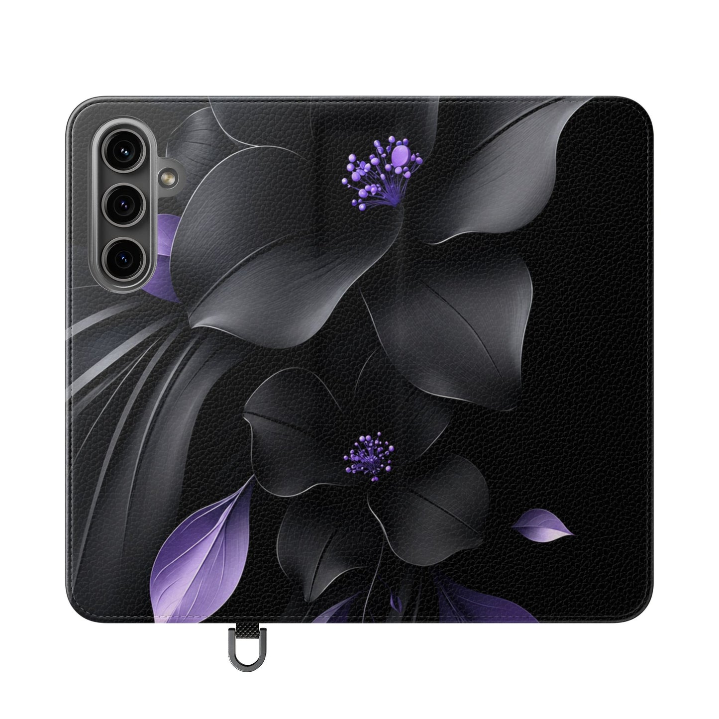 Midnight Lavender™ Flip Case for Samsung Galaxy | Premium Vegan Leather Wallet Case