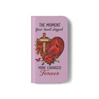 Cardinal's Promise™ Personalized Memorial Flip Wallet Case for iPhone 11-17 Series