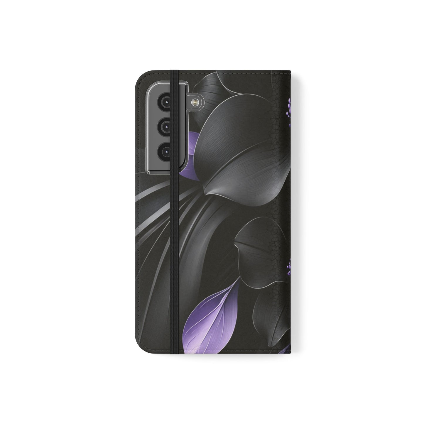 Midnight Lavender™ Flip Case for Samsung Galaxy | Premium Vegan Leather Wallet Case