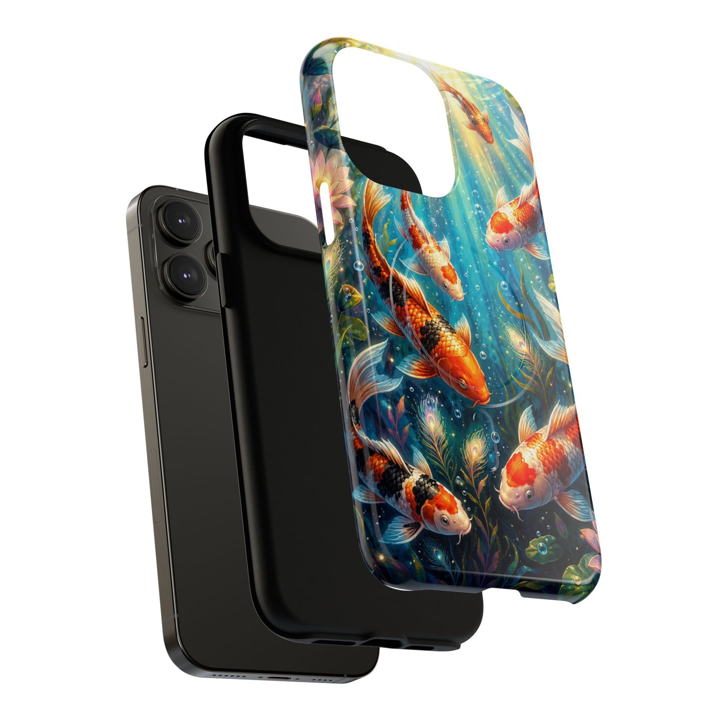 Koi Serenity™ Tough Magnetic Case for iPhone (MagSafe Compatible)