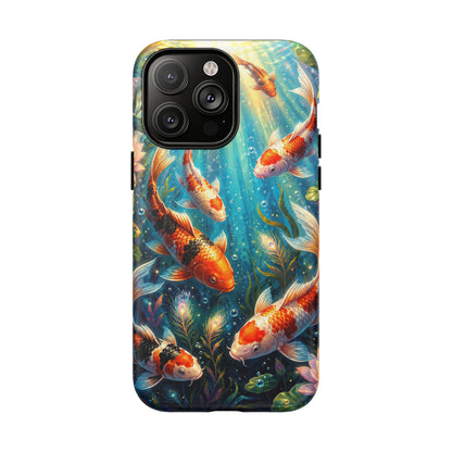 Koi Serenity™ Tough Magnetic Case for iPhone (MagSafe Compatible)