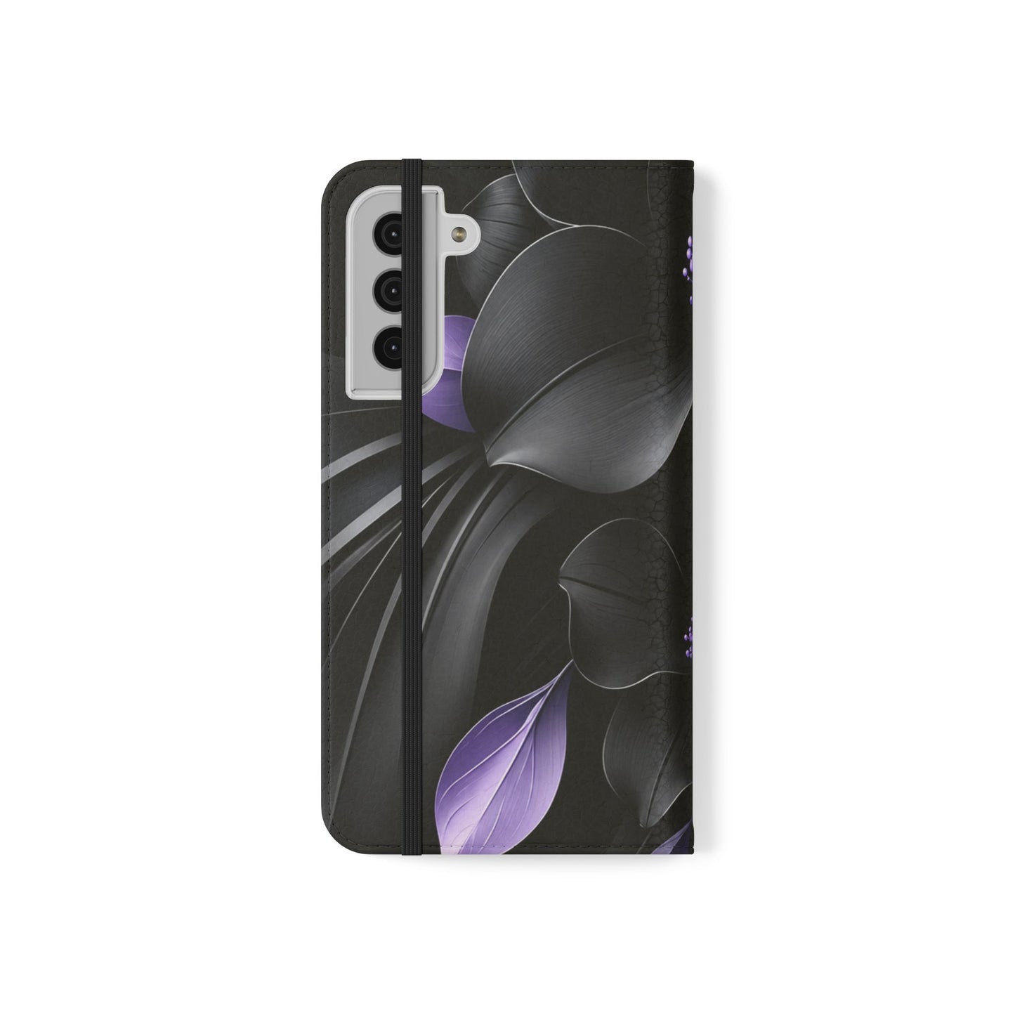 Midnight Lavender™ Flip Case for Samsung Galaxy | Premium Vegan Leather Wallet Case