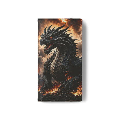 Ashen Dominion™ Flip Case for Samsung Galaxy | Premium Vegan Leather Wallet Case