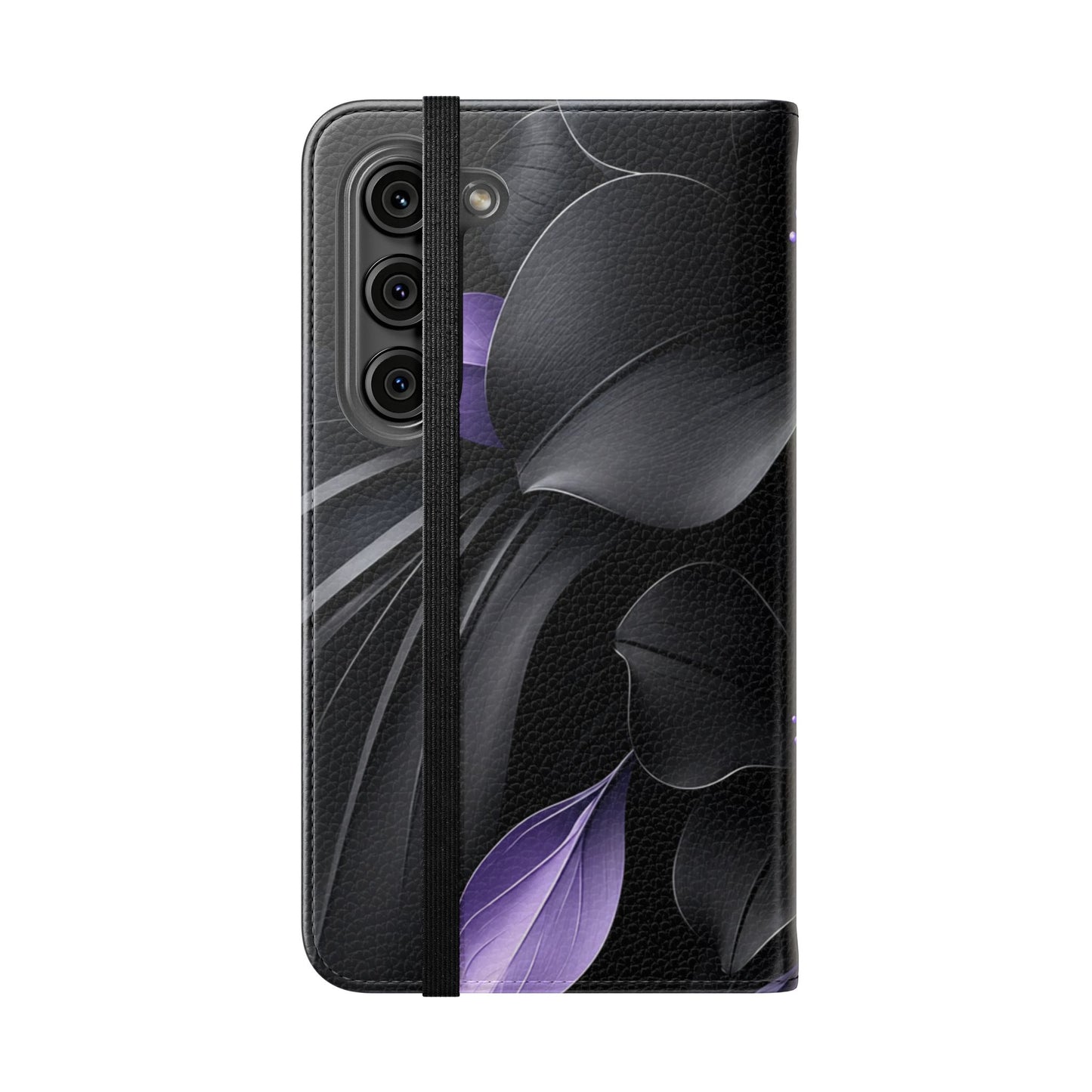 Midnight Lavender™ Flip Case for Samsung Galaxy | Premium Vegan Leather Wallet Case