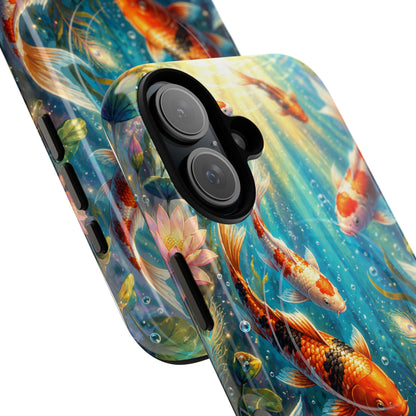 Koi Serenity™ Tough Magnetic Case for iPhone (MagSafe Compatible)