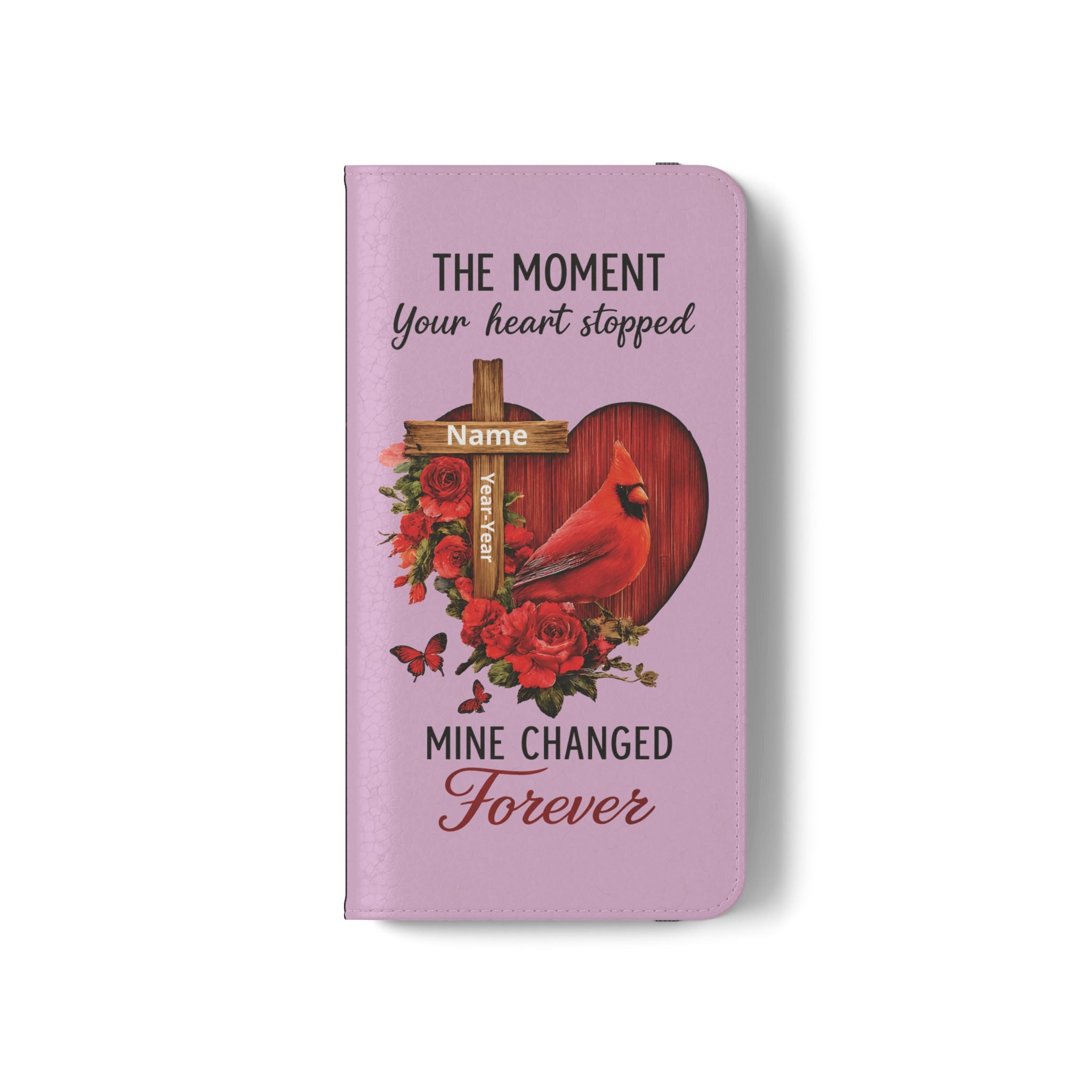 Cardinal's Promise™ Personalized Memorial Flip Wallet Case for Samsung Galaxy S Series
