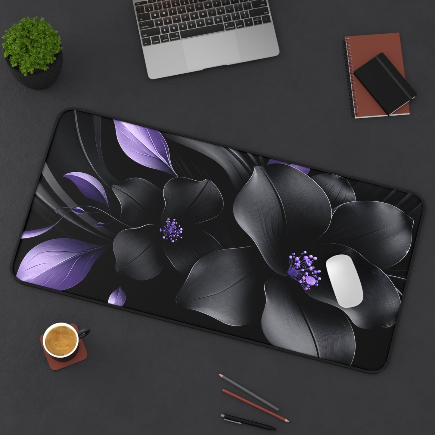 Midnight Lavender™ Desk Mat | Premium Gaming & Office Mouse Pad