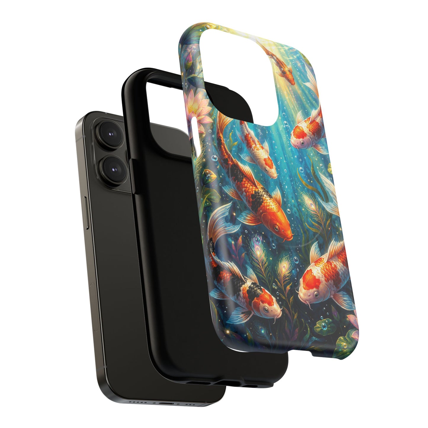 Koi Serenity™ Tough Magnetic Case for iPhone (MagSafe Compatible)