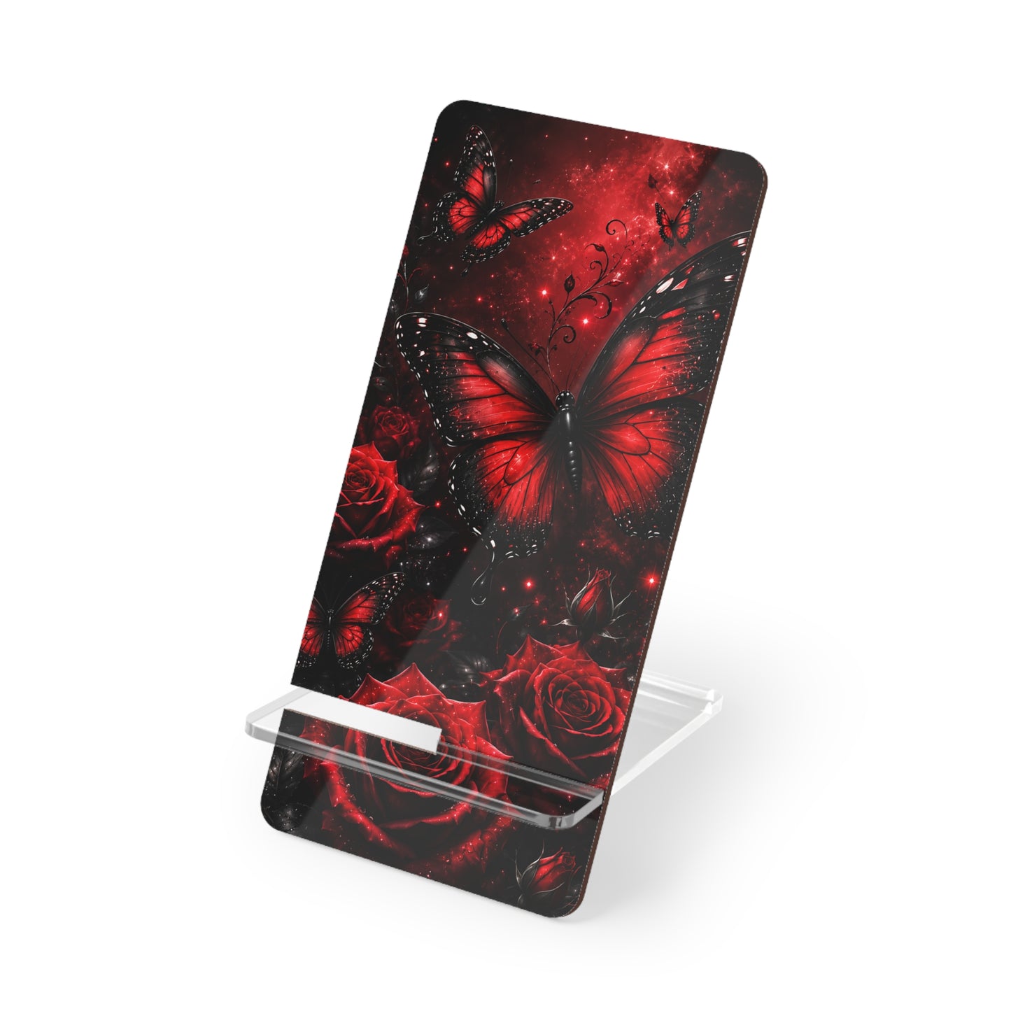 Crimson Metamorphosis™ Mobile Display Stand for Smartphones | Decorative Phone Stand