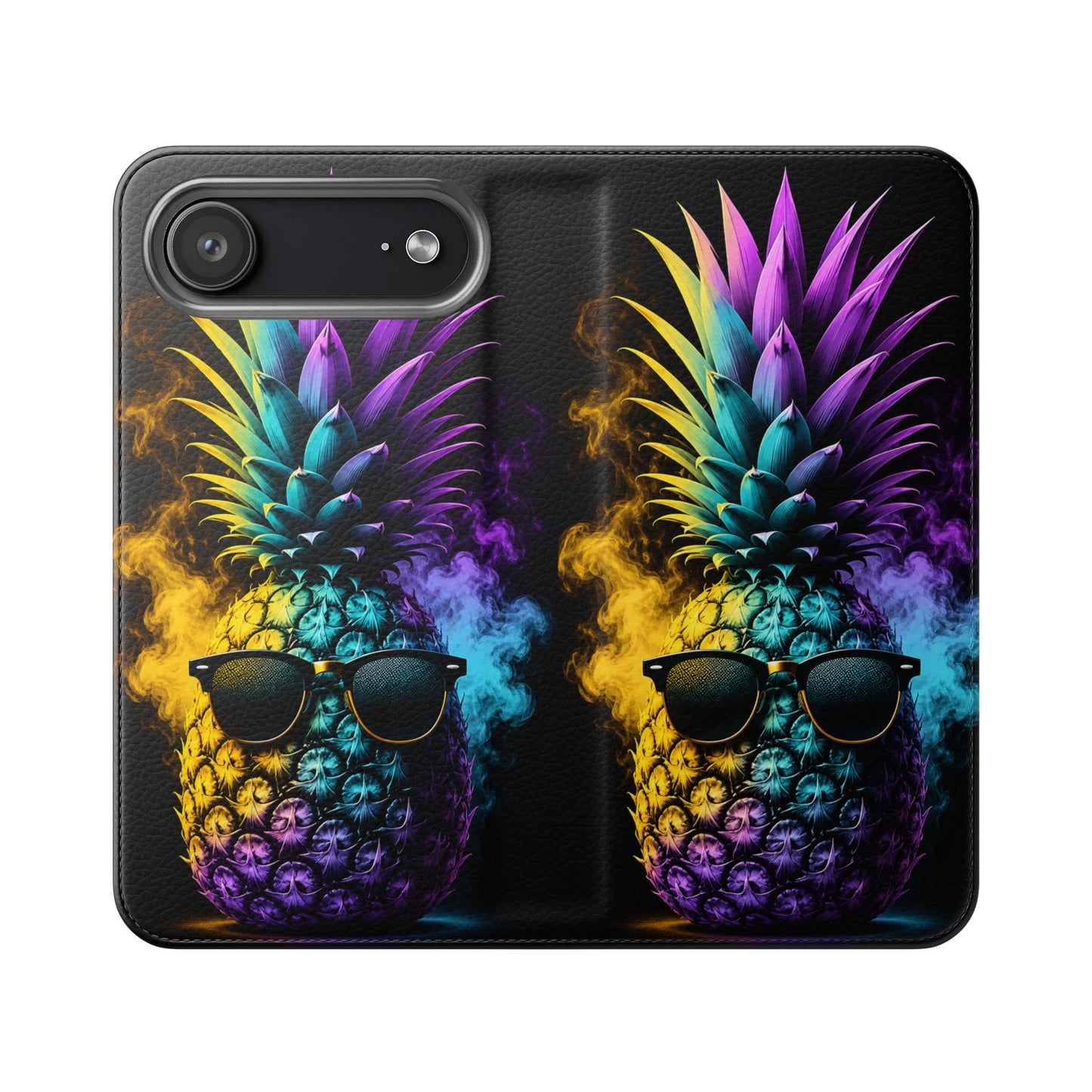Smokin' Pineapple™ Flip Wallet Case for iPhone