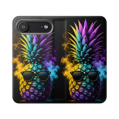 Smokin' Pineapple™ Flip Wallet Case for iPhone