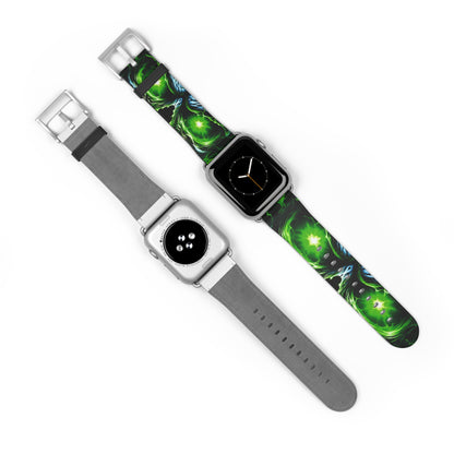 NecroVolt™ Apple Watch Band | Gothic Faux Leather Watch Strap