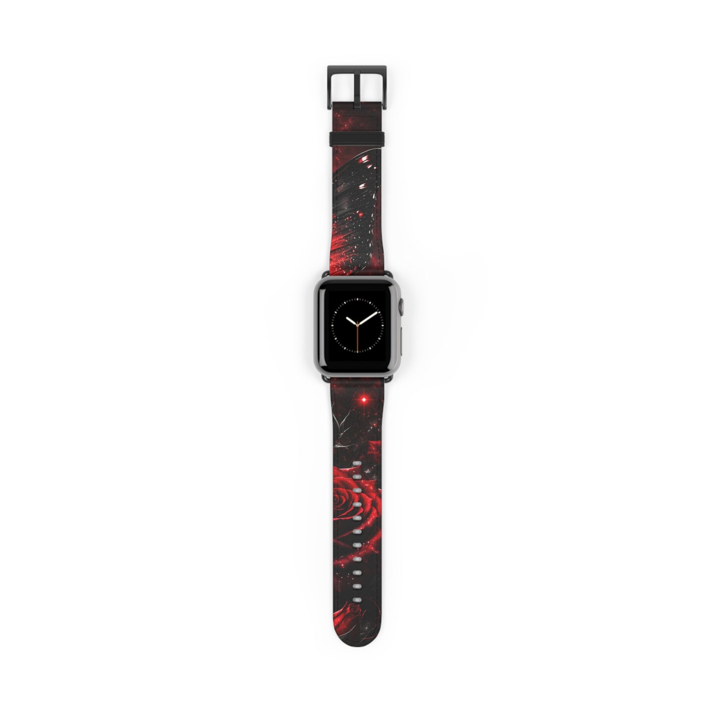 Crimson Metamorphosis™ Apple Watch Band | Premium Faux Leather Strap