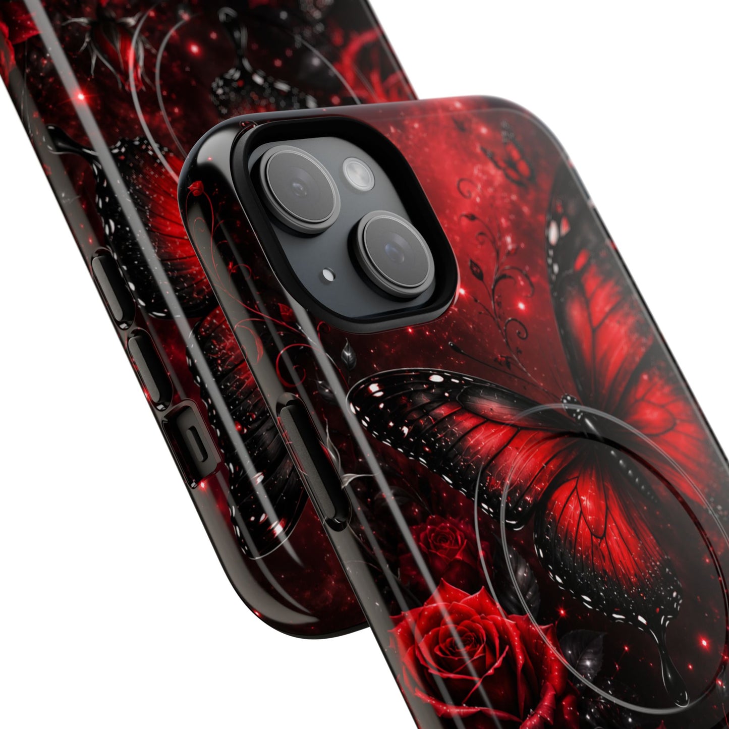 Étui robuste magnétique Crimson Metamorphosis™ pour la série iPhone 13-17