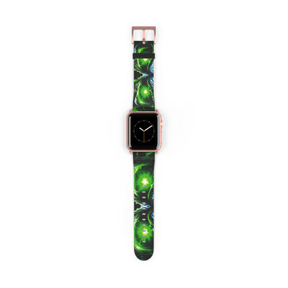 NecroVolt™ Apple Watch Band | Gothic Faux Leather Watch Strap