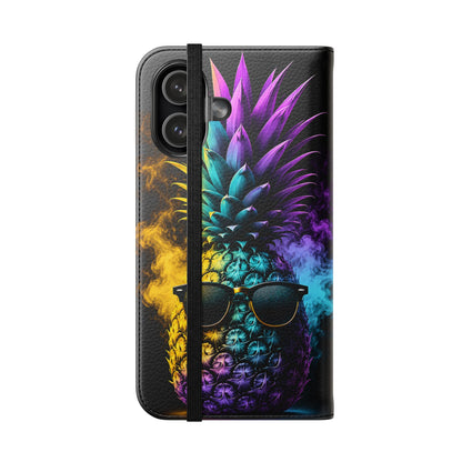 Smokin' Pineapple™ Flip Wallet Case for iPhone