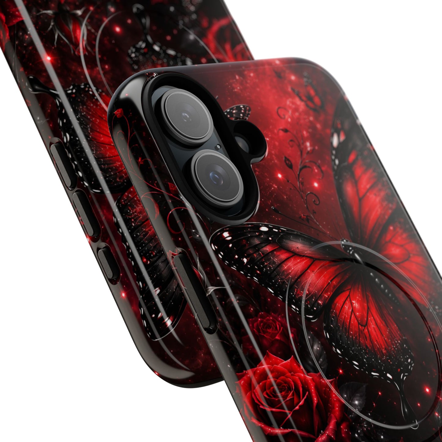 Étui robuste magnétique Crimson Metamorphosis™ pour la série iPhone 13-17