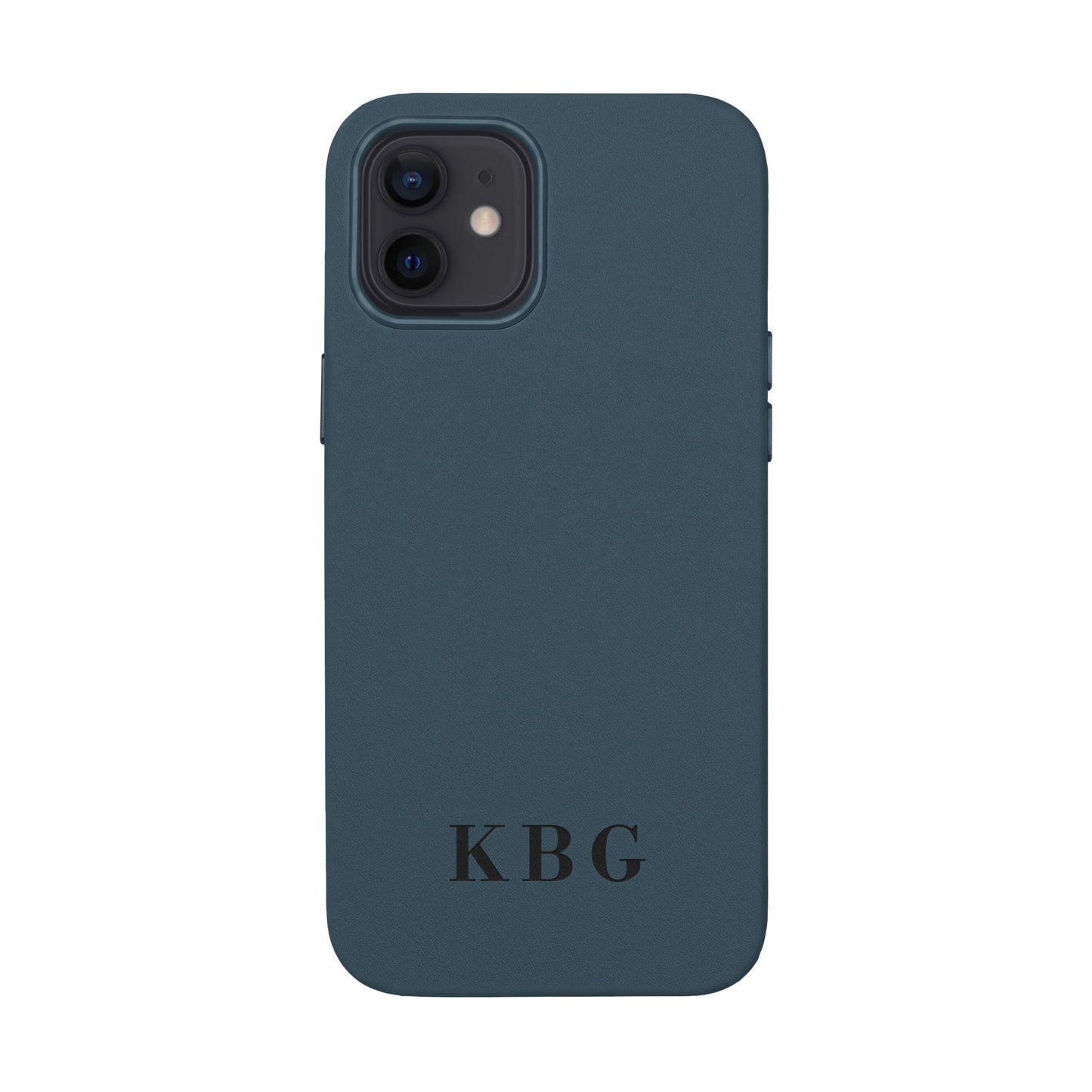 Étui de téléphone en cuir PU gravé sur mesure | Monogramme personnalisé