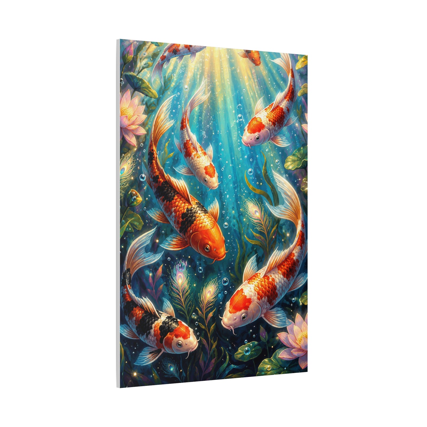 Koi Serenity™ Matte Stretched Canvas Wall Art (1.25")