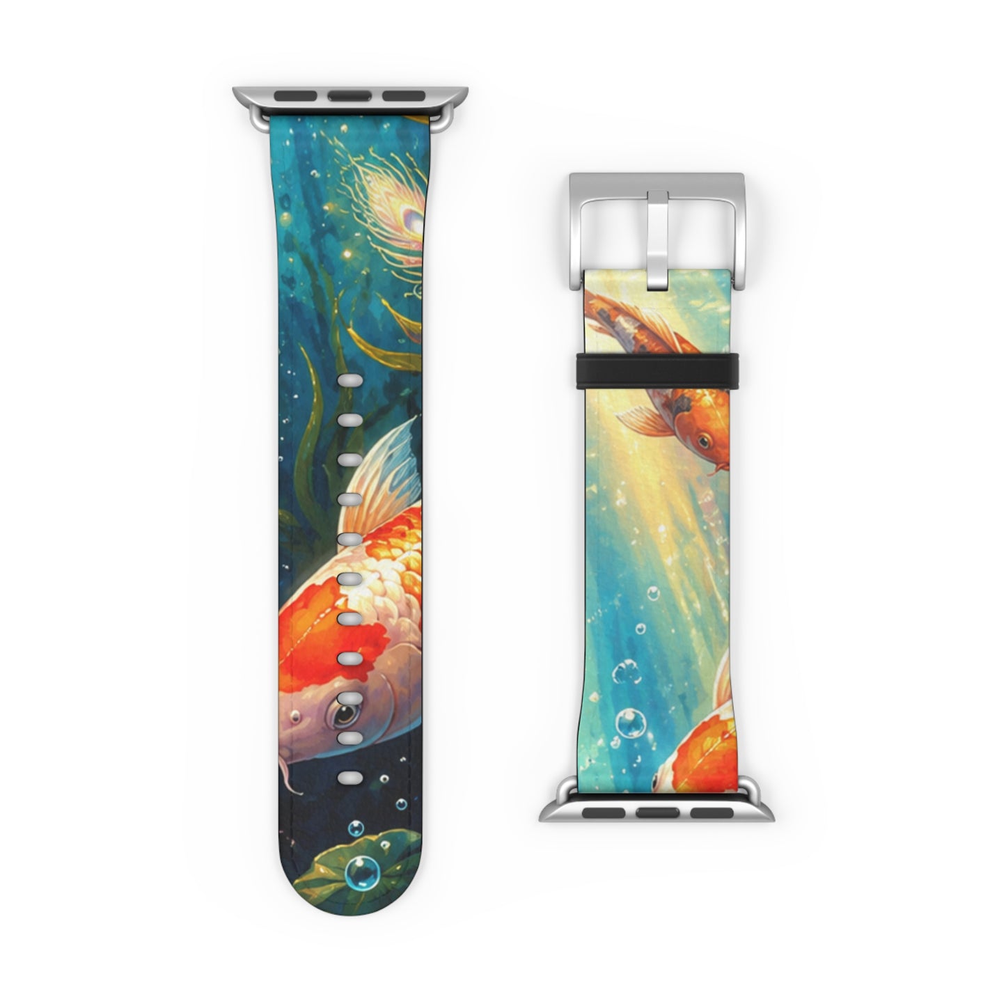 Koi Serenity™ Premium Faux Leather Apple Watch Band
