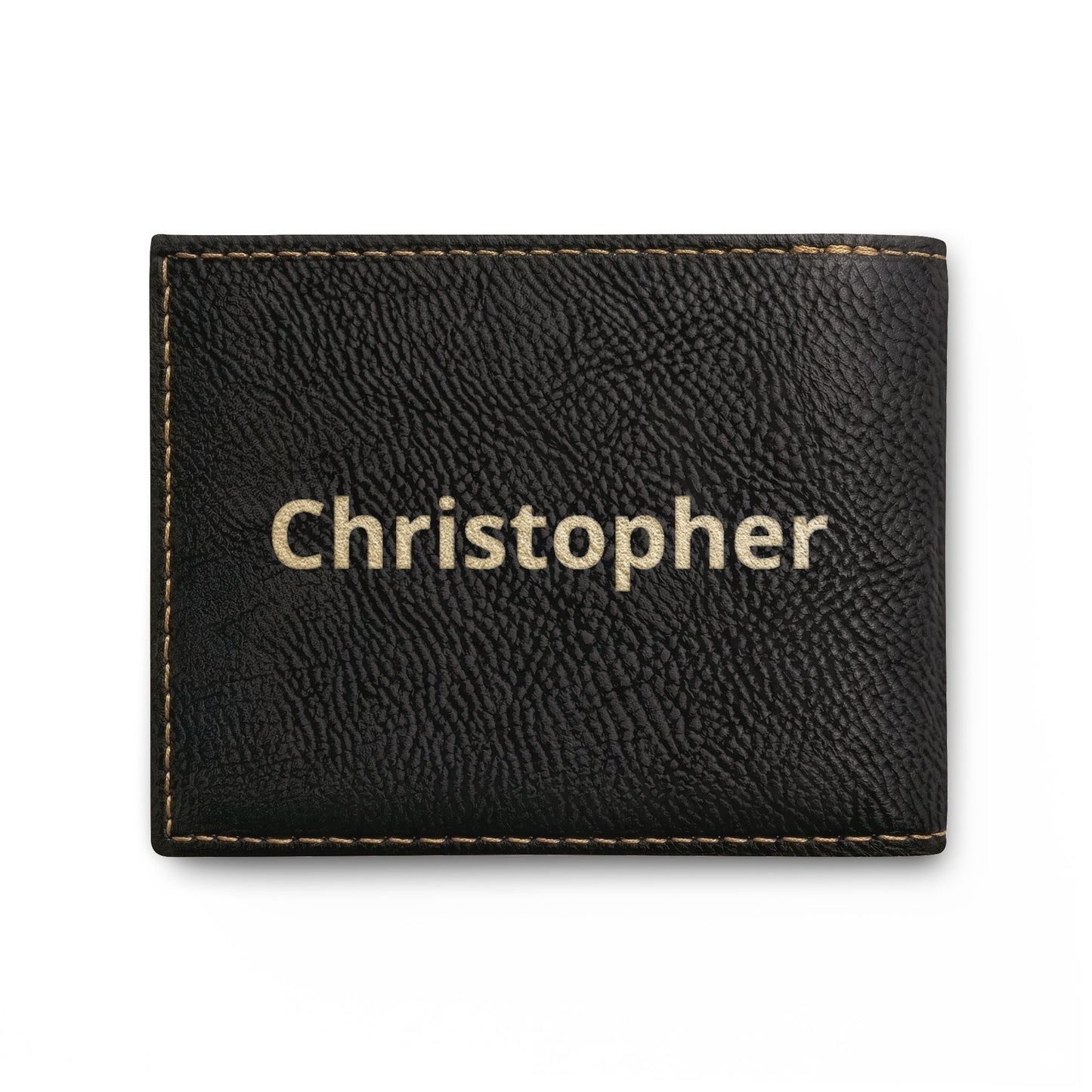 Personalized Take Off™ RFID Bi-Fold Wallet with Flip-Up ID Holder | Custom Engraved Travel Wallet