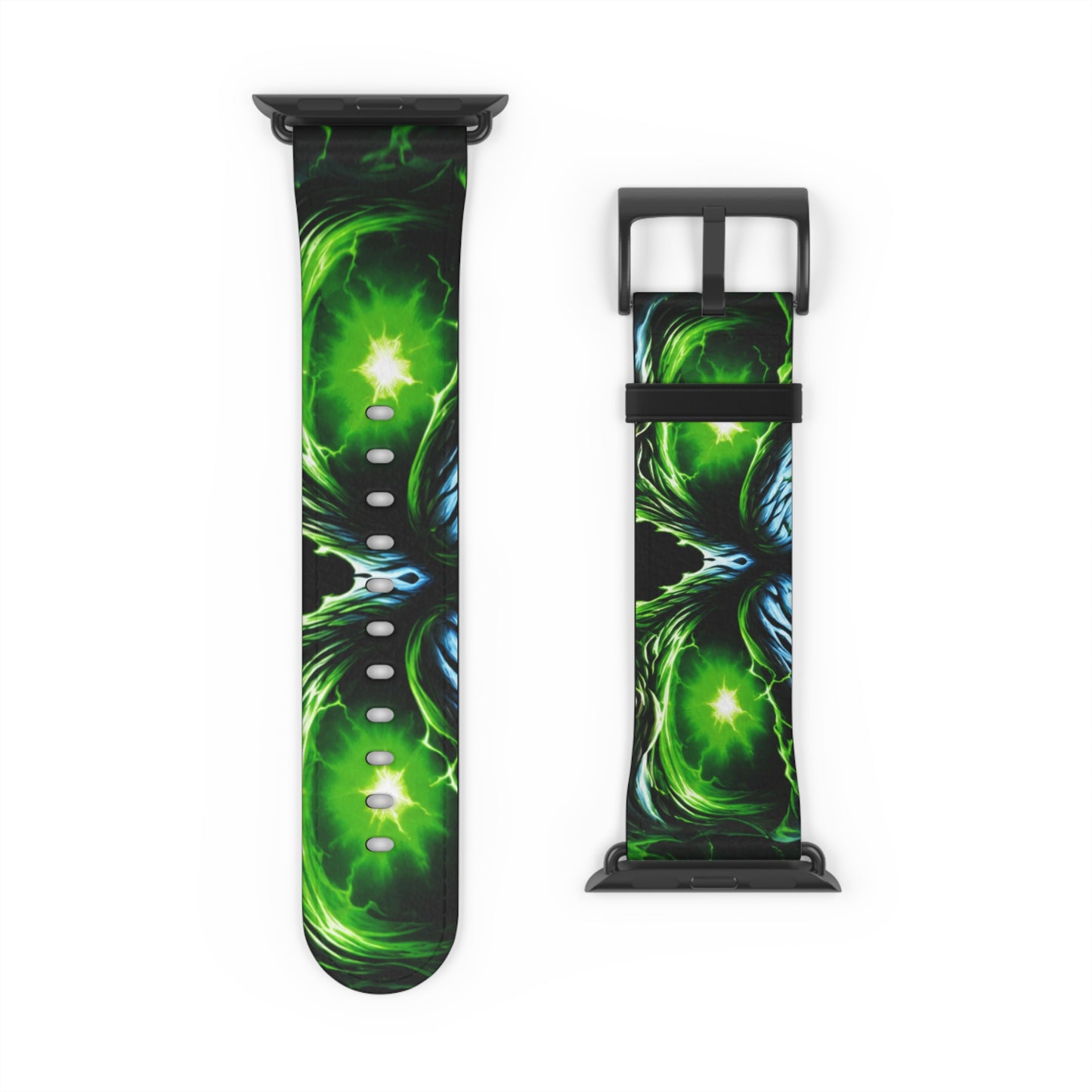 NecroVolt™ Apple Watch Band | Gothic Faux Leather Watch Strap
