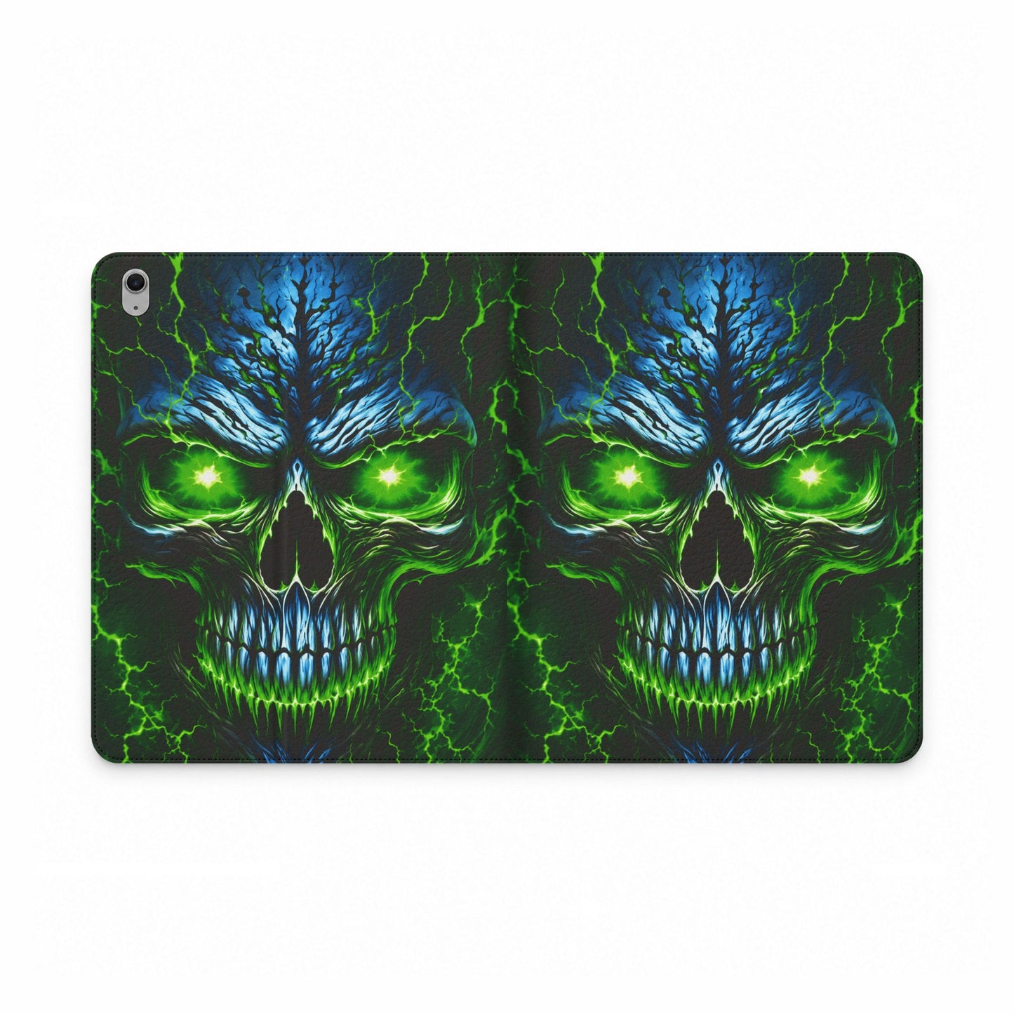 NecroVolt™ Tablet Folio Case for iPad | Skull Wallet Case with Stand