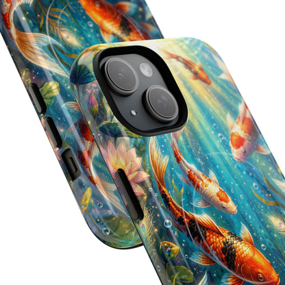 Koi Serenity™ Tough Magnetic Case for iPhone (MagSafe Compatible)