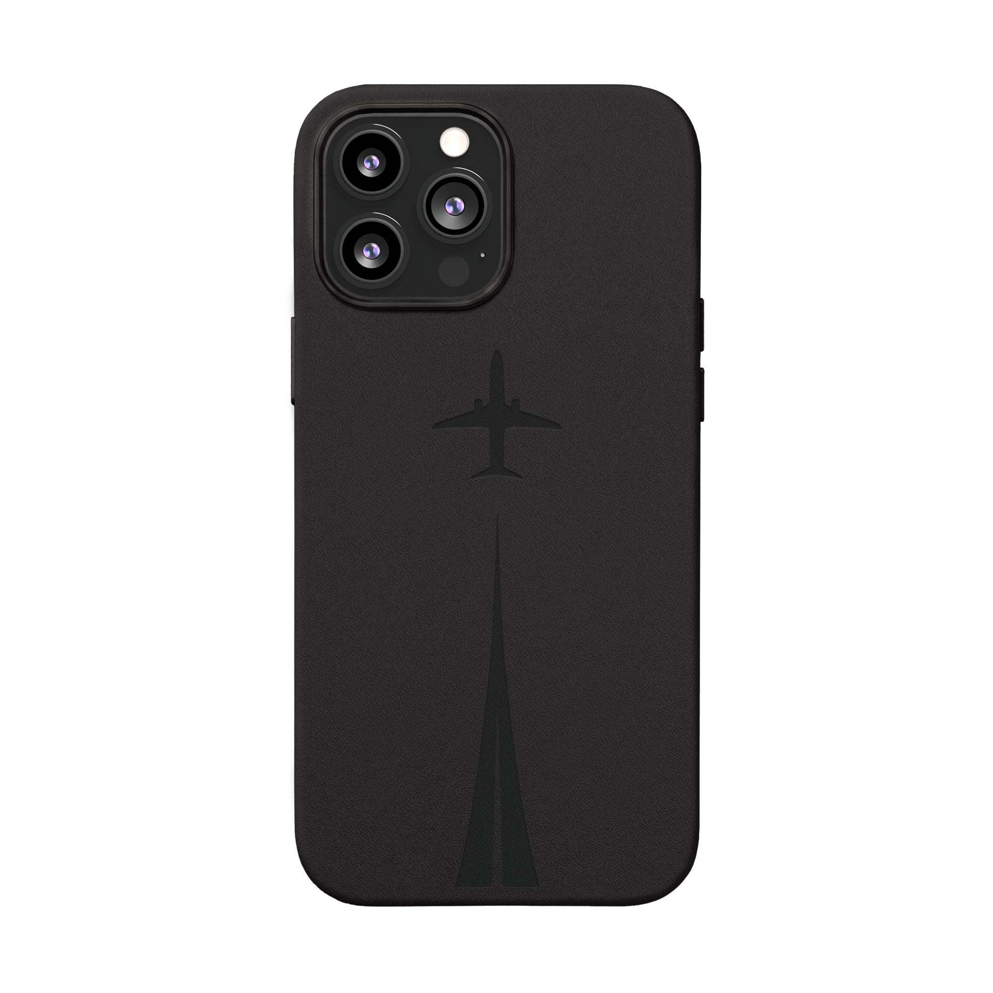 Take Off™ Engraved PU Leather Case for iPhone