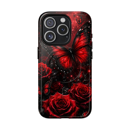 Étui robuste magnétique Crimson Metamorphosis™ pour la série iPhone 13-17