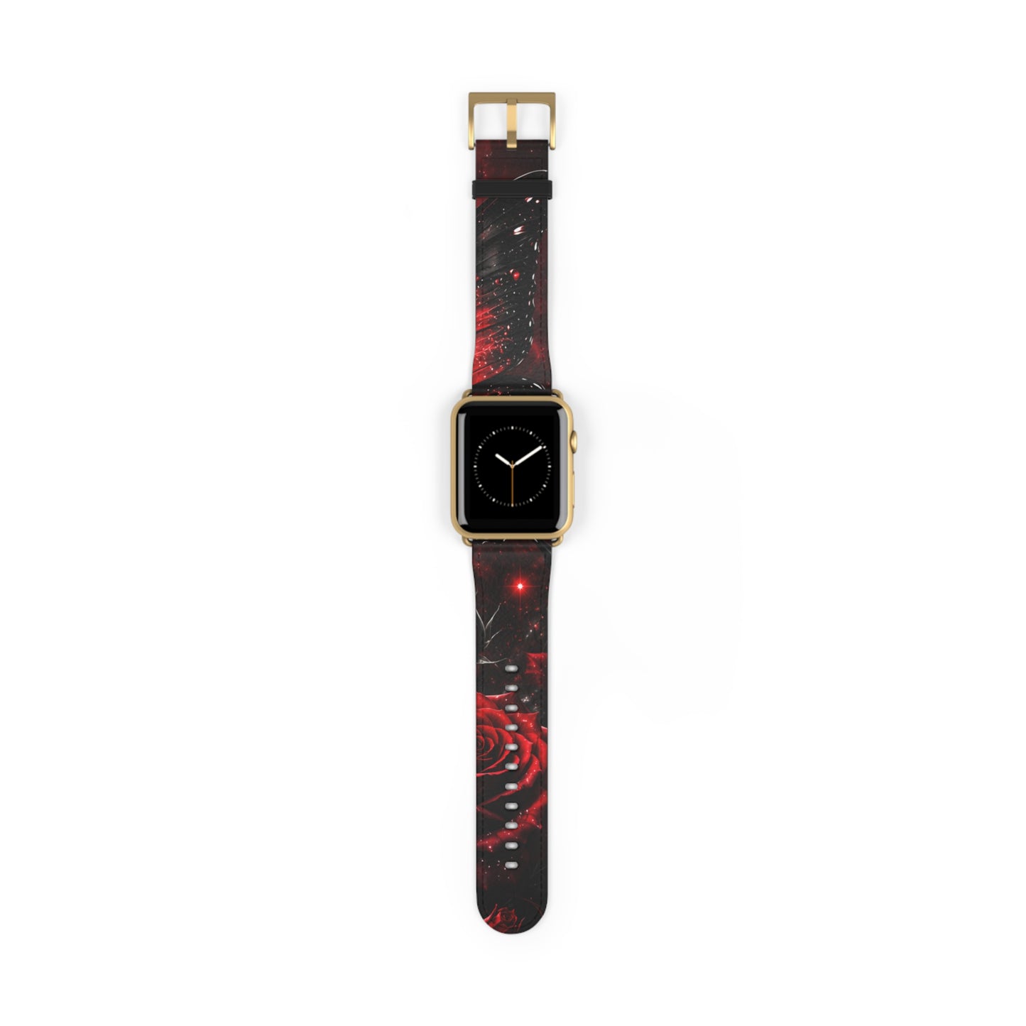 Crimson Metamorphosis™ Apple Watch Band | Premium Faux Leather Strap