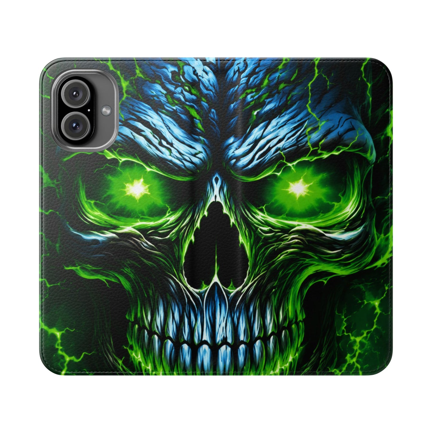 NecroVolt™ Flip Wallet Case for iPhone