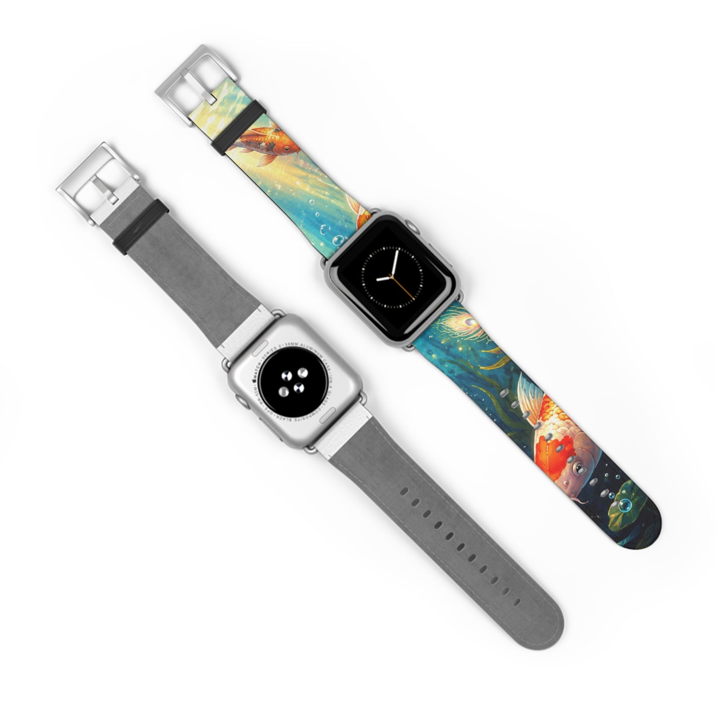 Koi Serenity™ Premium Faux Leather Apple Watch Band