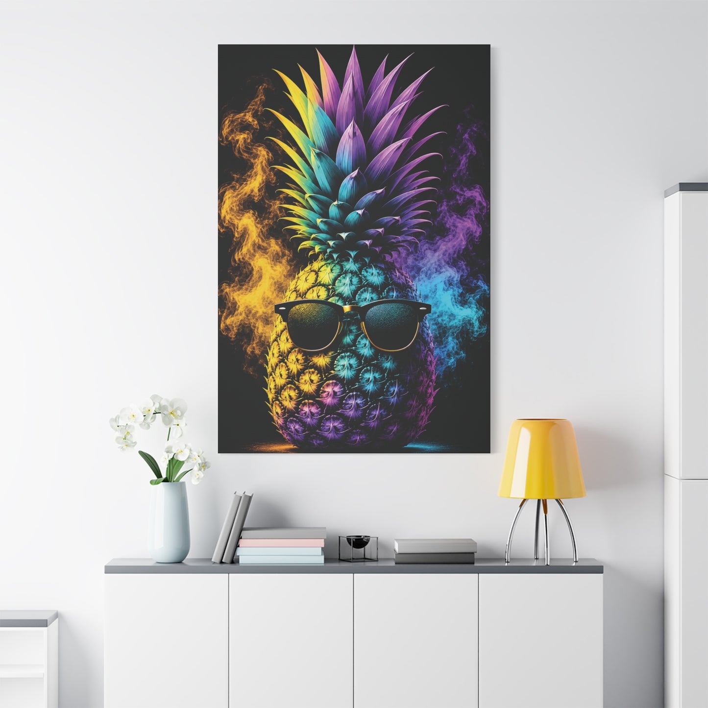 Smokin' Pineapple™ Matte Stretched Canvas Wall Art (1.25")