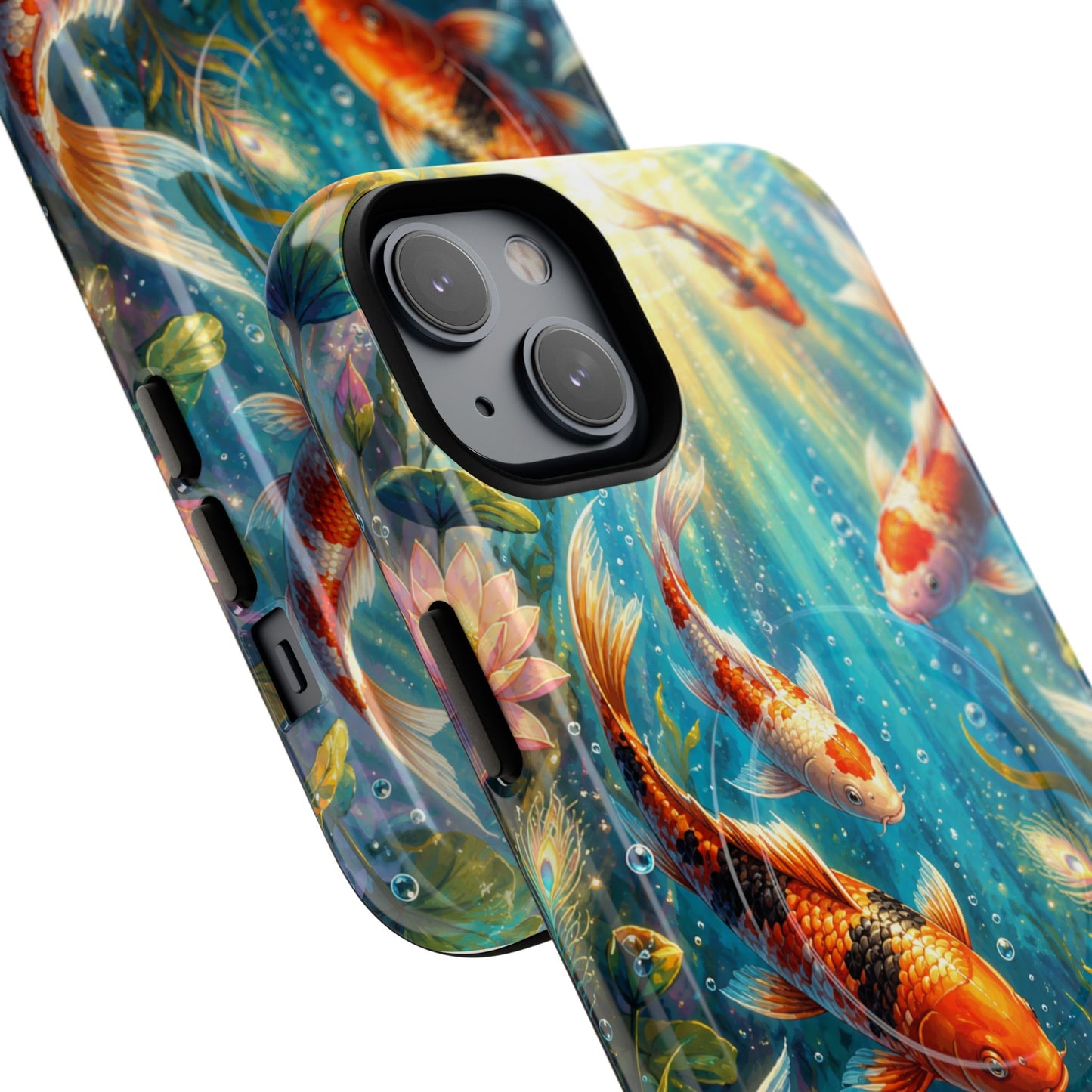 Koi Serenity™ Tough Magnetic Case for iPhone (MagSafe Compatible)
