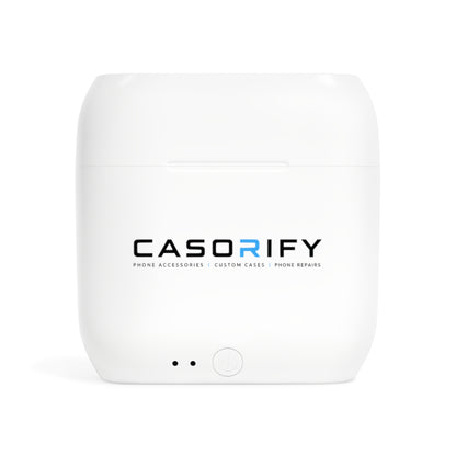Écouteurs sans fil Bluetooth Casorify® avec boîtier de charge